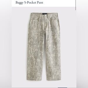 Abercrombie & Fitch Camo Baggy Jean